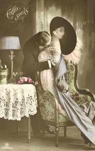 Omarmend paar door French Photographer